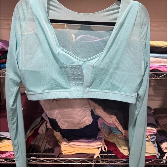 Popflex - Coquette Long Sleeve Mesh Bra - Oasis - XL - Picture 3 of 4